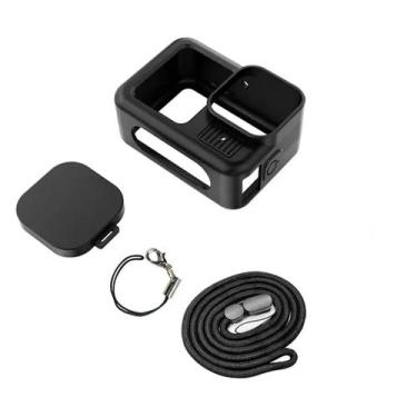 Imagem de Capa Silicone com a Lateral Aberta + Protetor de Lente GoPro 13 - Shoo