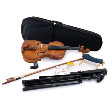 Imagem de Set violino 3/4 espaleira / estante / afinador / corda extra - STEVE