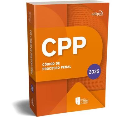 Imagem de Livro - CÓDIGO DE PROCESSO PENAL 2025 - Coleção MINICÓDIGOS