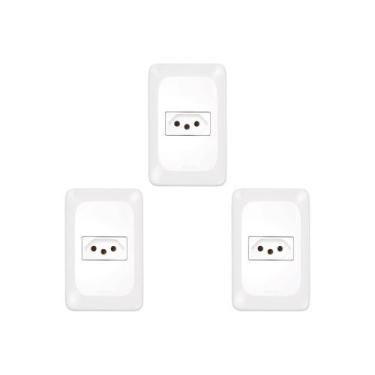 Imagem de Kit C/3 - Pial Conjunto  Pop 4X2 1 Tomada  20A 3020 - Pial legrand