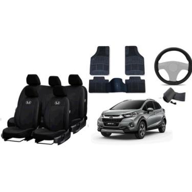 Imagem de Kit de Capas para WRV 15-24 + Tapetes + Capa de Volante em Couro - aer