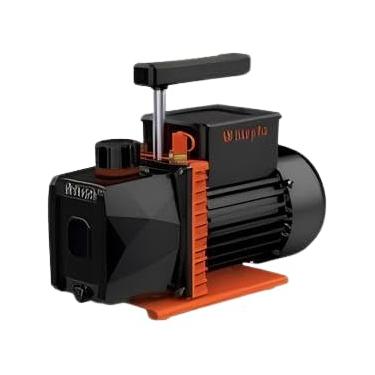 Imagem de Bomba de Vácuo 7 CFM Duplo Estágio com Válvula de Gás Ballast para Sistemas de Refrigeração e Ar-Condicionado - 3/4 HP, 110/220V