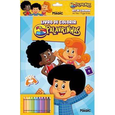 Imagem de 3 palavrinhas - kit de colorir com giz de cera - MAGIC KIDS, 3