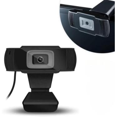 Imagem de Câmera Webcam Full HD 1080P USB com Microfone Embutido Web Cam Alta Definição para Notebook e PC Qualidade de Imagem e Áudio Premium Ideal Vioconferencia Streamcam Zoom Home Ofice Laptop Gravar Vídeo