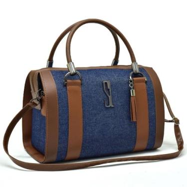 Imagem de Bolsa feminina baú com alça de mao e transversal - Santa Lurdes SL, Ca