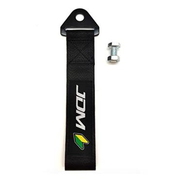 Imagem de Correia de reboque inicial D Fujiwara tofu Store AE86 JDM Sports Racing Trailer Belt Gancho de corda de tração personalizado para amortecedor dianteiro ou traseiro tipo C