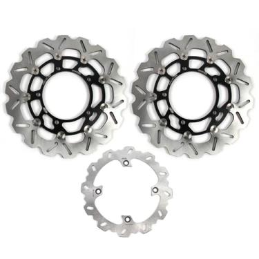 Imagem de Discos de freio dianteiros e traseiros flutuantes para Suzuki DL650 Vstorm 650 2007-2012 ABS 2007-2023, DL V-STROM 650 XT ABS 2015-2019, V STROM 650 ADV ABS 2012-2015, peças de reposição de