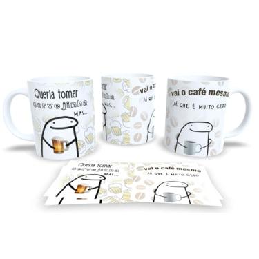 Imagem de Caneca de Porcelana Personalizada Frases Engraçadas, Divertidas e Deboche Pack17 (Queria tomar)