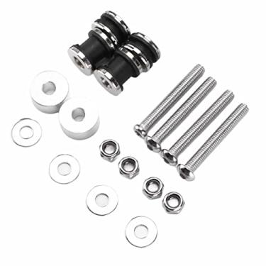 Imagem de Encosto de Motocicleta de Metal Sissy Bar - Substituição de Kit de Hardware de Encaixe Removível para FXST, FXSTB 1987-1999