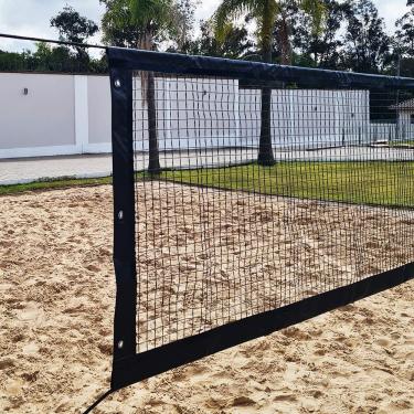 Imagem de Zaka - Rede Beach Tennis Preta 8,10m x 0,80m