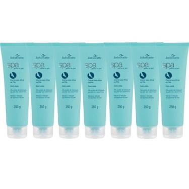 Imagem de Kit 07 Cremes Hidratante Para Afinar Os Pés Com Uréia 250g - Sofistica
