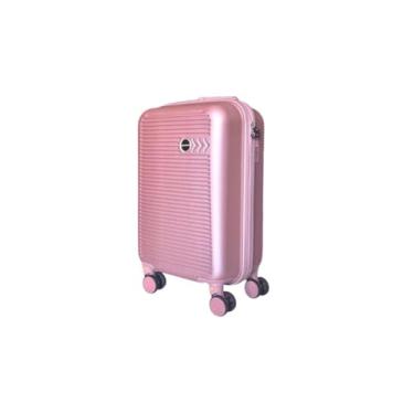 Imagem de Mala de Bordo em ABS Com 4 Rodas 360 - Roncalli Recife (Rose)