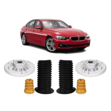 Imagem de Kit Coxim Batente Coifa Dianteiro Bmw 316i 2013 2014 2015 - QualyKits