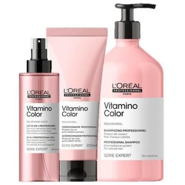 Imagem de LOreal Professionnel Kit Serie Expert Vitamino Color Shampoo 750ml Con