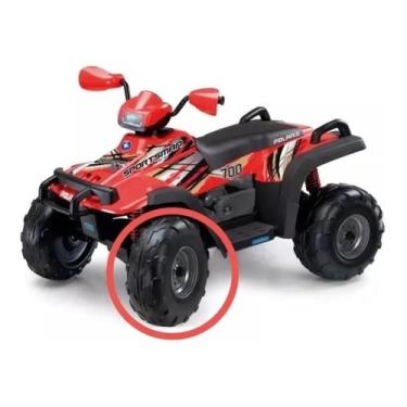Imagem de Kit Com 2 Rodas Dianteiras Quadriciclo Polaris Original Peg Perego - B