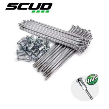 Imagem de Jogo de Raio Dianteiro Crf 230 4mm Cromado Scud