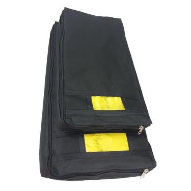 Imagem de Porta Sacolas de 2 Medidas Supermercados Lojas Feiras - Leirbag Bolsas