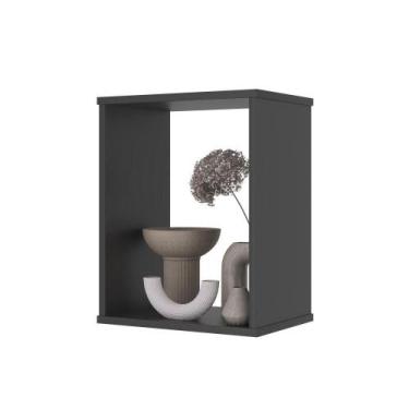 Imagem de Nicho 1 Compartimento França Preto Onix - CasaH