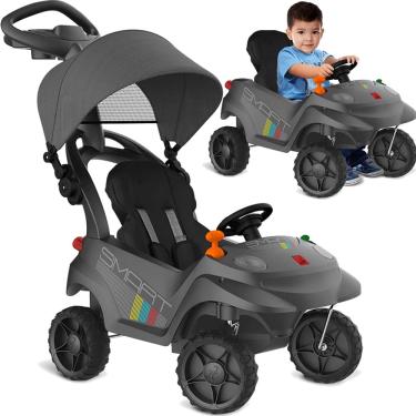 Imagem de Carrinho de Passeio Smart Baby Comfort Grafite Bandeirante