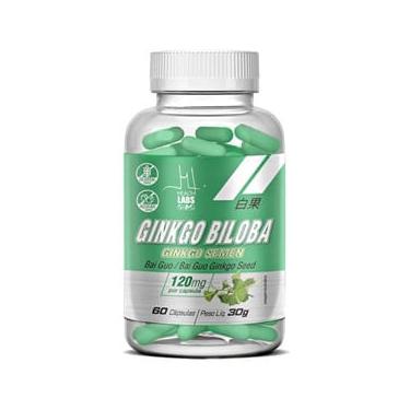Imagem de Ginkgo Biloba 120mg com 60 Cápsulas Health Labs