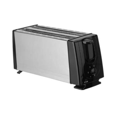 Imagem de YWJLQH Counter Toaster Panini Maker Adaptador 4 Fatias Sandwich Maker para pães especiais