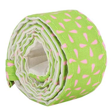 Imagem de Bake até tiras de bolo de tira tiras de assadeira cinto de pano de alta qualidade ferramentas de decoração para bolos úmidos de nível ly preto verde verde 80x3.7cm (Verde rosa 78043C)