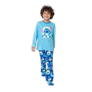 Imagem de Pijama Manga Longa Algodão Menino Stitch - Puket, 6