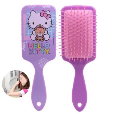 Imagem de Escova Raquete para Cabelo Beleza Almofadada Hello Kitty - Sanrio
