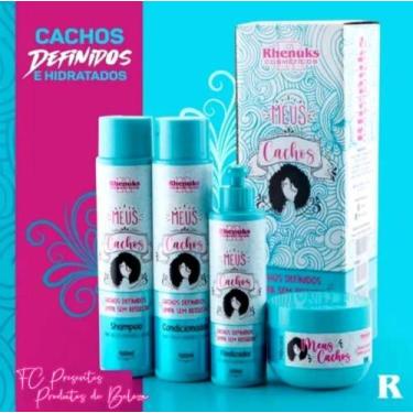 Imagem de Kit Capilar com Shampoo + Condicionador + Mascara + Creme para Pentear