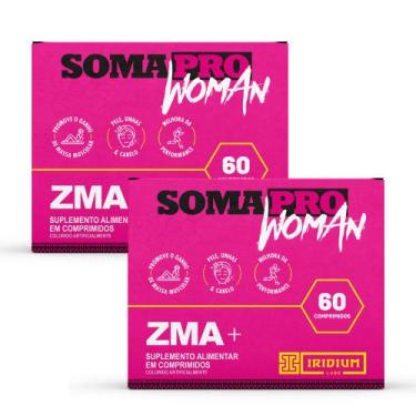 Imagem de Kit 2x Soma Pro Woman ZMA Pré Hormonal - 60 Comprimidos - Iridium Labs