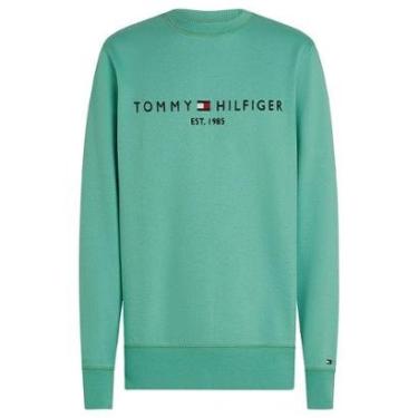 Imagem de Moletom Tommy Hilfiger Logo Sweatshirt Azul Claro-Masculino