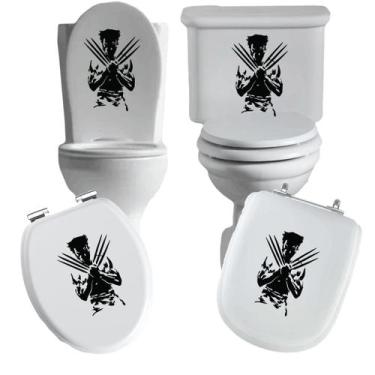 Imagem de Adesivo linha herois 1 vaso sanitário privada caixa acoplada descarga 