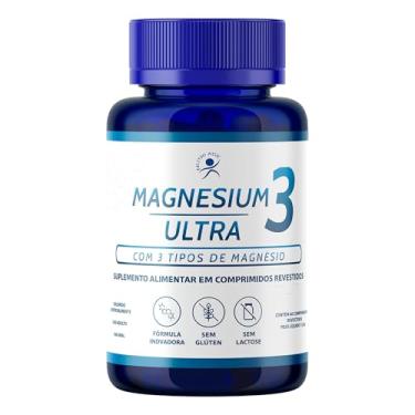 Imagem de Magnésio 3 em 1 - Taurato + Dimalato + Quelato - Suplemento Alimentar - Sem Glúten, Sem Lactose - 60 Comprimidos - NutriAge