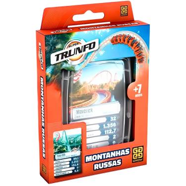 Imagem de Jogo de Cartas Super Trunfo Montanhas Russas Grow