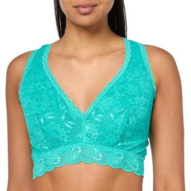 Imagem de Cosabella Sutiã feminino Never Say Never Curvy com costas nadador, Verde Addy, M