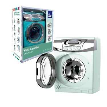 Imagem de Lava Roupa Brinquedo Máquina De Lavar Infantil Som Realista - Fenix Br