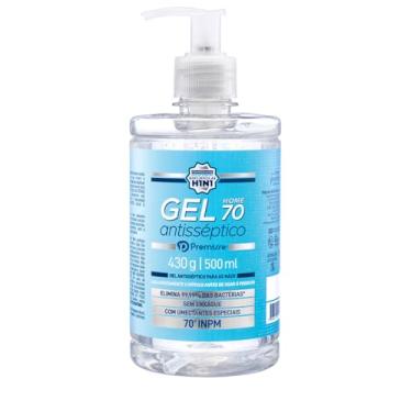 Imagem de Álcool 500ml Antisséptica Gel Clean 70 Premisse