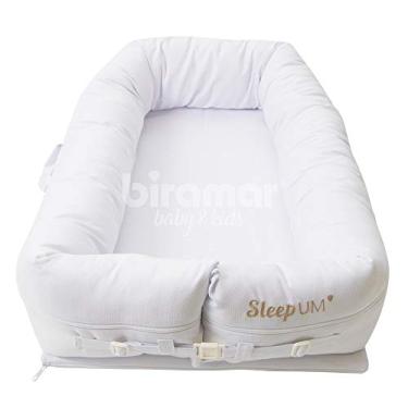 Imagem de Bercinho Portátil Ninho para Bebê Sleep UM Piquet Branco, Biramar Baby, Branco