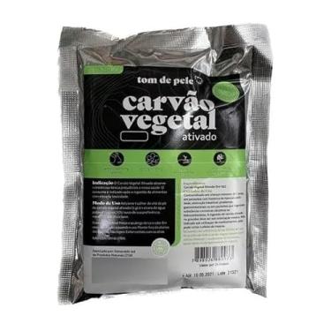 Imagem de Máscara Carvão Vegetal Ativado Argila 40g Tom de Pele Vegano Natural Skincare Estética