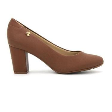 Imagem de Sapato Modare 7377.105 Scarpin Conforto Salto Grosso Macio Feminino, 3