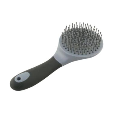 Imagem de rockible Pente para crina e cauda de cavalo, escova para cavalo, ferramenta leve, profissional, 23 cm de comprimento, portátil, cor aleatória