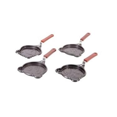 Imagem de Mini Frigideira Panquequeira Infantil, Estampa de Animais, 12cm, Antiaderente