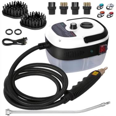 Imagem de HCCTWOOW Limpador A Vapor Portátil De 2500 W, Vaporizador Pressurizado Para Limpeza, Limpeza A Vapor Portátil De 1000 Ml (Branco - 2500 W)