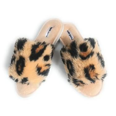 Imagem de Pantufa de Pelúcia Punto Giallo (Onça, 37/38, BR, Adulto, Faixa Numérico, 37, 38)
