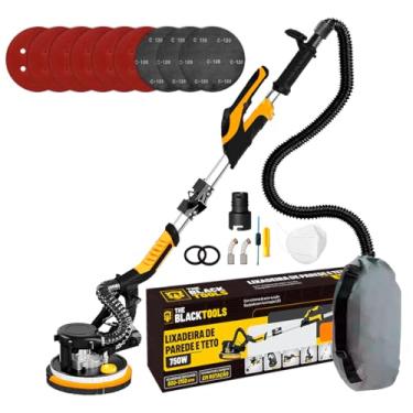 Imagem de Lixadeira Teto E Parede Telescópica Profissional Com Led E Saco Coletor The Black Tools Btl750 750w 227v