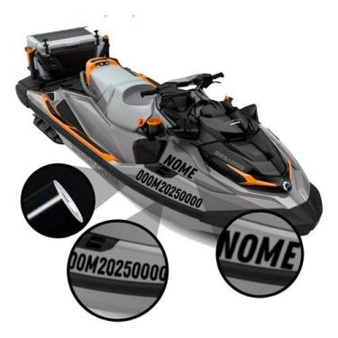 Imagem de Nome De Adesivo Para Jet Ski Em Vini Várias Cores - SPTS