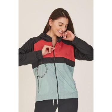 Imagem de Jaqueta Onbongo Feminina Aberta Com Capuz Azul, P