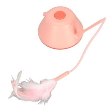 Imagem de Generic Teaser de Gatos de Movimento Automático, Interativo Atraente para a do Brinquedo Exercício Gato Elétrico Com Luz Interior (Rosa)