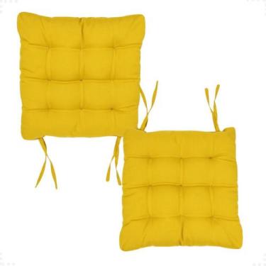 Imagem de Kit Futton 2 Peças 40x40cm Diversas Cores Futon Decoração Para Banquet