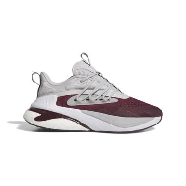 Imagem de adidas Tênis adulto unissex Alphaboost V1, Team Maroon/cinza claro/branco/Texas A&m University, 41 BR